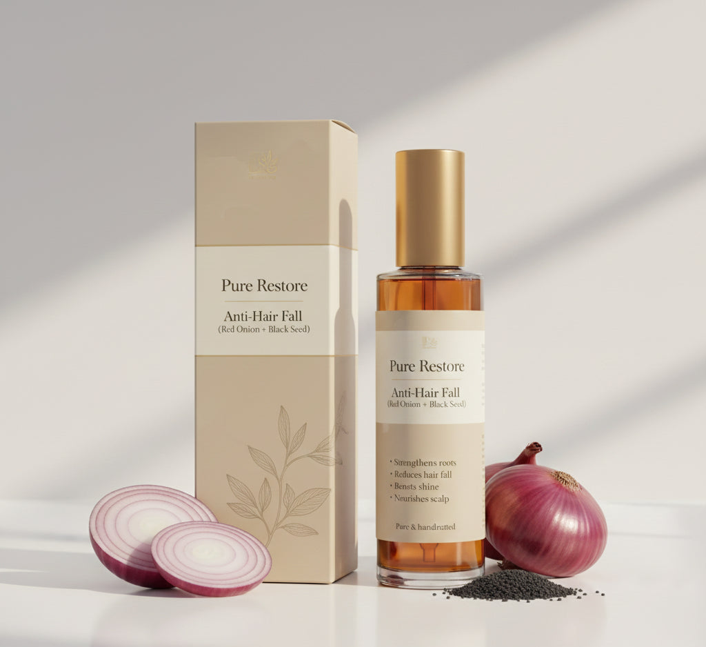 Pure Restore Anti-Hairfall Oil (Red Onion + Blackseed)