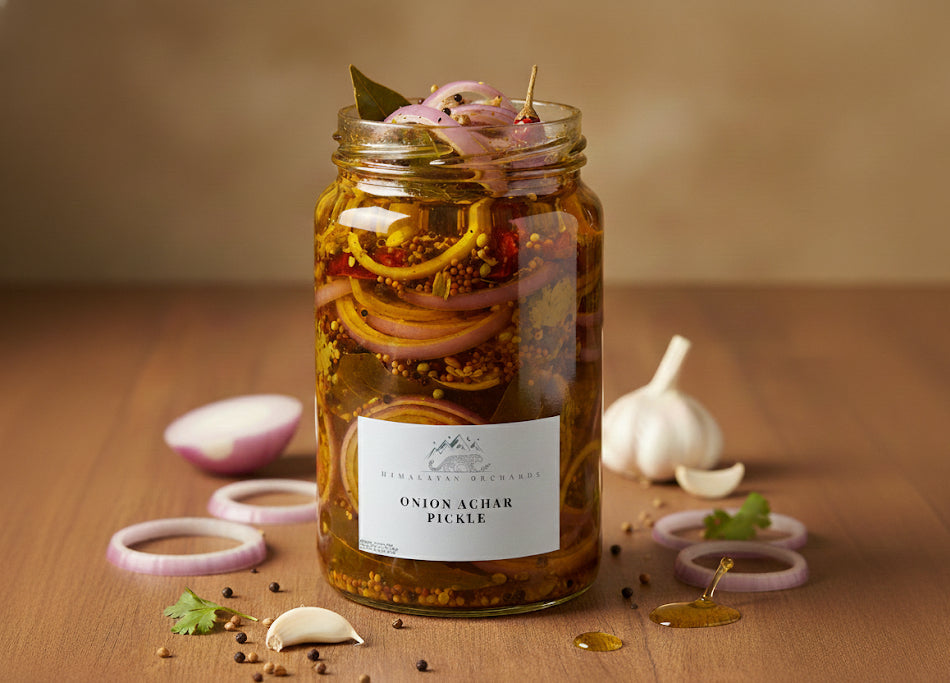 Onion Achar Pickle Family Size (Olive Oil Crafted) 1.2kg