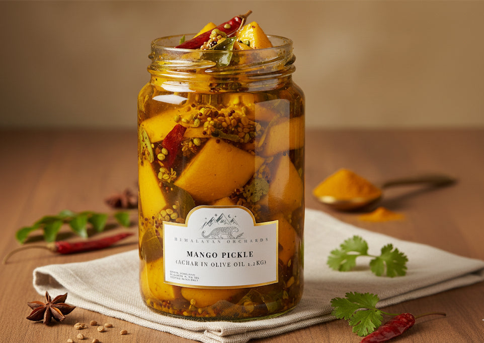 Heritage Reserve Mango Pickle Achaar 1.2kg (Olive Oil Crafted)